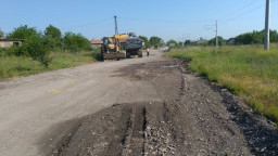 Започна ремонт на изхода на Гълъбово в посока Симеоновград